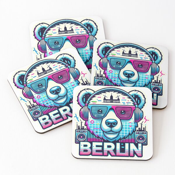 Item preview, Neon Rave Bear: Berlin Vibes designed and sold by Wear Sculpt.