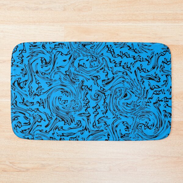 Item preview, Abstract Black & Blue Spring Fractal Brew 8 designed and sold by SXW Designs.