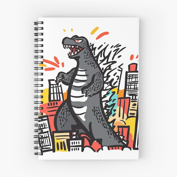 Item preview, Towering reptile dominates the metropolis designed and sold by Piotrek0001.