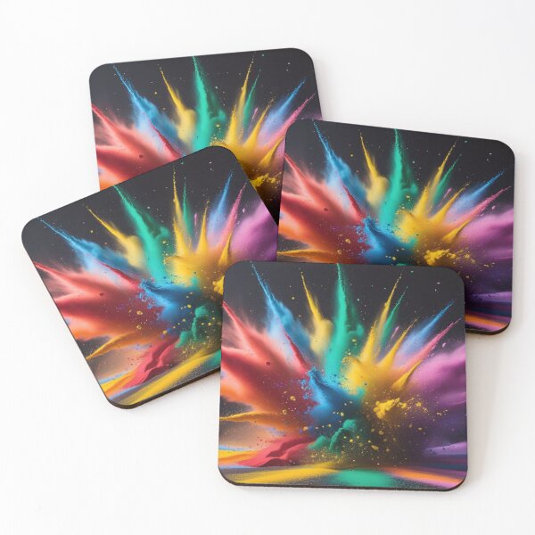 Item preview, Vibrant Colorful Powder Abstract designed and sold by Kashear.