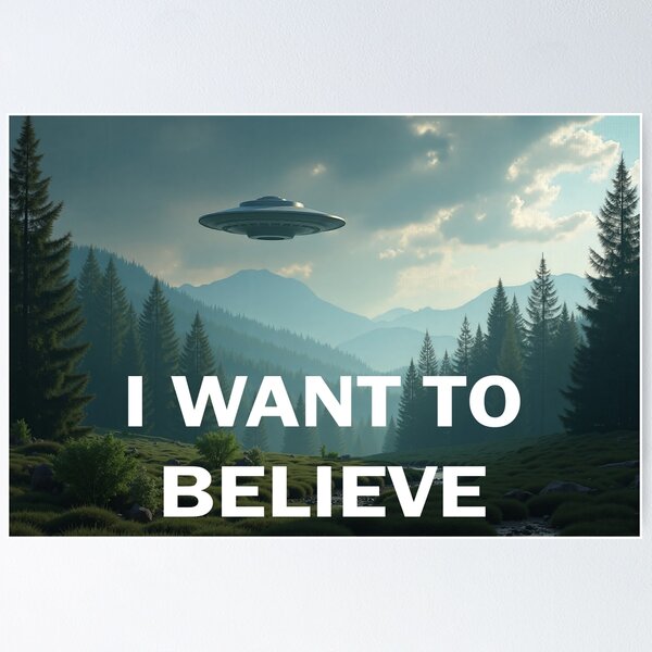 Item preview, I WANT TO BELIEVE  designed and sold by VENDRI1.