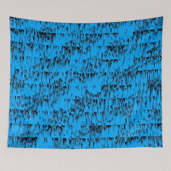 Item preview, Abstract Black & Blue Spring Fractal Brew 11 designed and sold by SXW Designs.