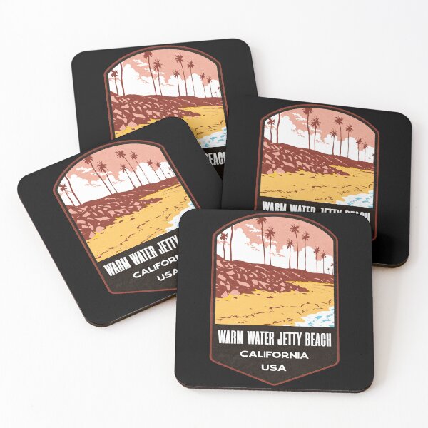 Item preview, Warm Water Jetty Beach California designed and sold by JordanHolmes.