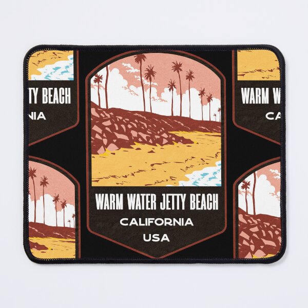 Item preview, Warm Water Jetty Beach California designed and sold by JordanHolmes.