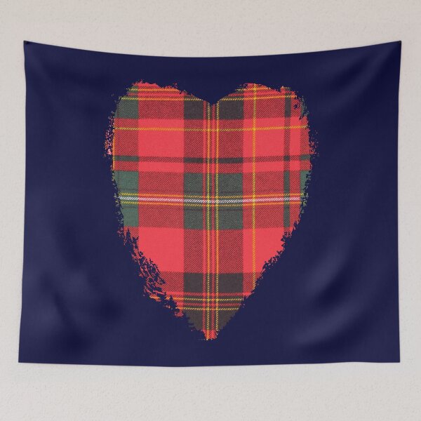 Item preview, Red Tartan Heart designed and sold by Murph's Images.