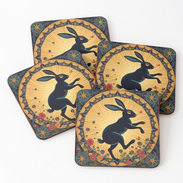 Item preview, Dancing Jackrabbit designed and sold by HabitableMoons.