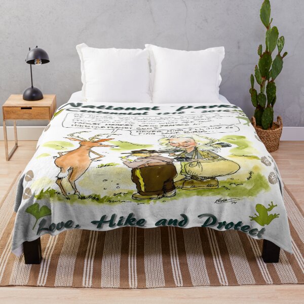 Item preview, Love, Hike, Protect Our National Parks Centennial Design designed and sold by Lee Hiller Designs.