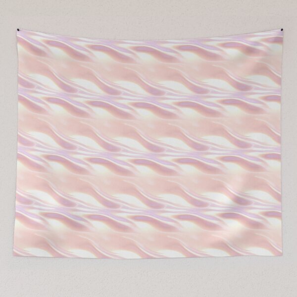 Item preview, Silver to Rose Gold Metallic Waves designed and sold by patternicco.