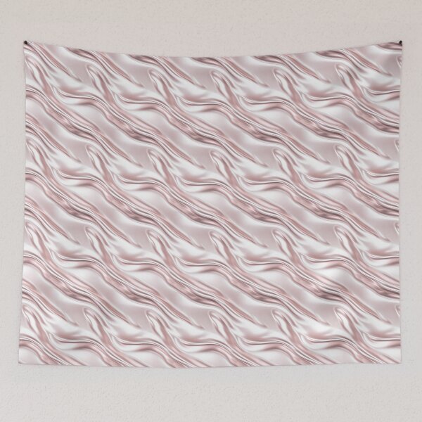 Item preview, Rose Gold to Silver Gradient Wavy Pattern designed and sold by patternicco.