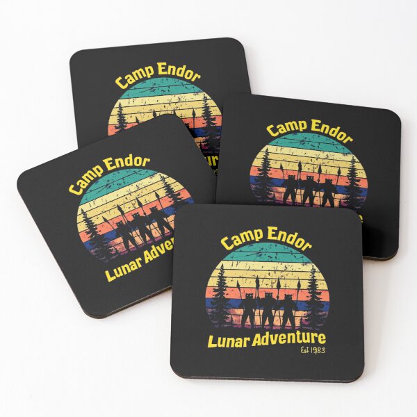 Item preview, "Camp Endor – Lunar Adventure" Retro Sci-Fi Space Exploration Design designed and sold by Colorful-Garden.