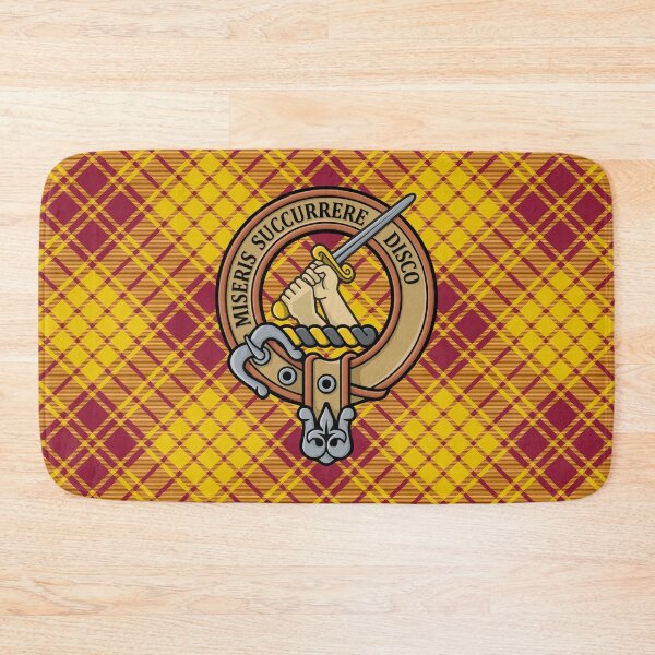 Item preview, Clan MacMillan Crest over Dress Tartan designed and sold by sifis.