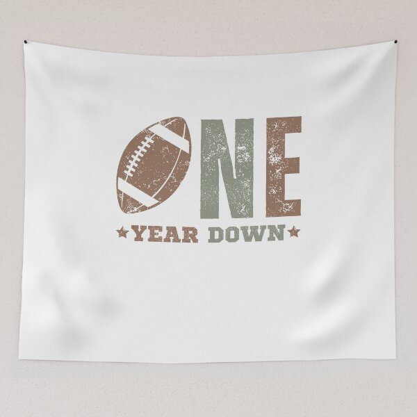 Item preview, Football One Year Down Birthday Design designed and sold by JoelFox165.