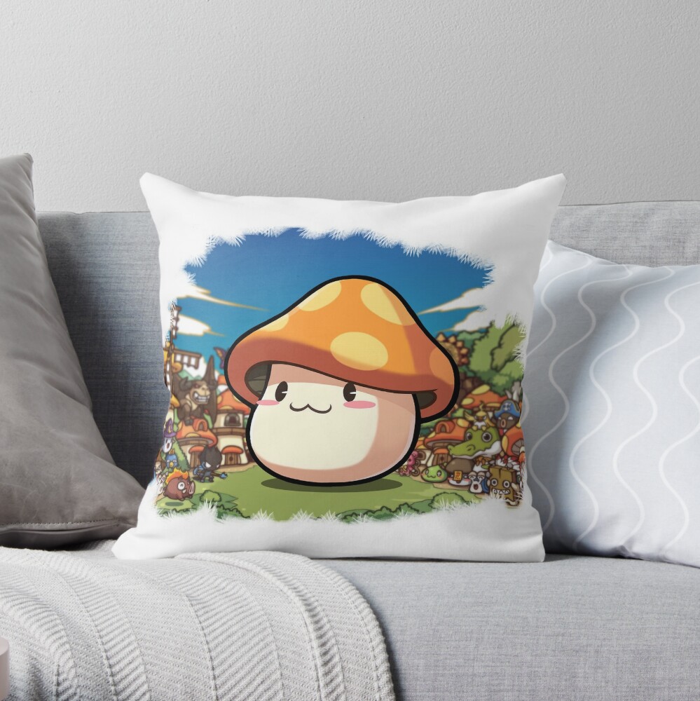 Maplestory Orange Mushroom Acrylic Block By Remo113 Redbubble - maplestory t shirt mushroom transparent roblox