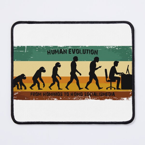 Item preview, The evolution of man - from hominids to homo midiasocialis designed and sold by AFernandesDSG.