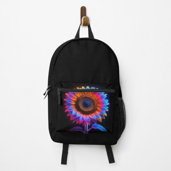 Item preview, Bright Colorful Neon Stylized Realistic Sunflower designed and sold by Jessica Kirsh.