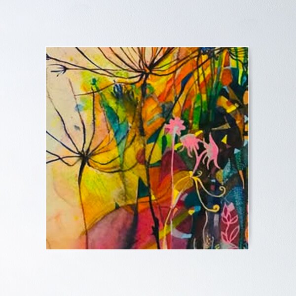 Item preview, Abstract blooms in nature designed and sold by SandLDesign.