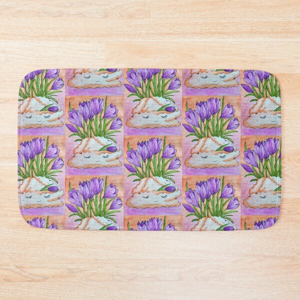 Item preview, Crocuses on cloud designed and sold by Paintedhues.