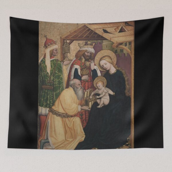 Item preview, Adoration of the Magi, early 1440s. Konrad Laib (German). Oil on panel designed and sold by Vintage Designs +.