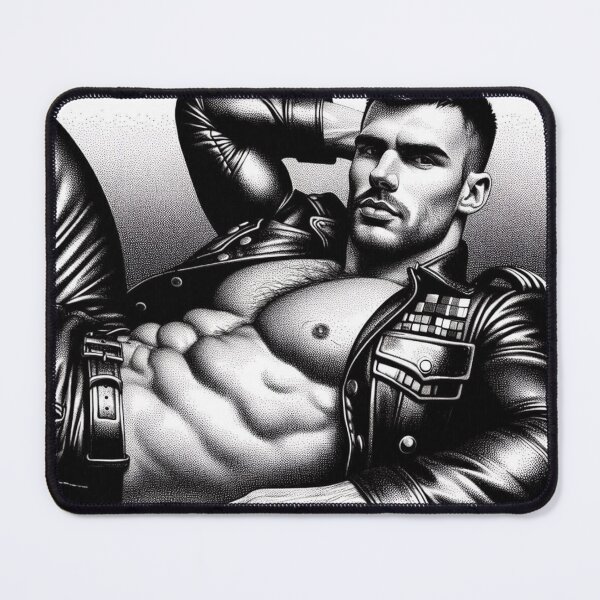 Item preview, Pointillism Cool Leather Daddy  Leder Pride Graphic Design designed and sold by ItsAKinkThing.