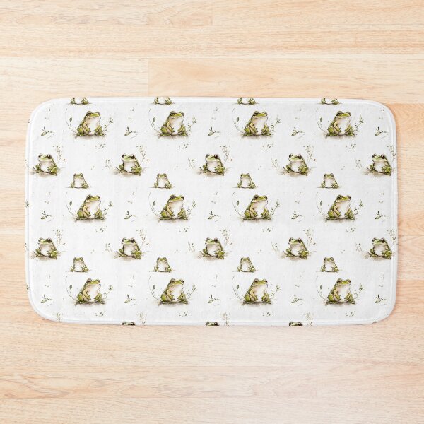 Item preview, cute minimalistic watercolour frogs designed and sold by PoppyLaneStudio.
