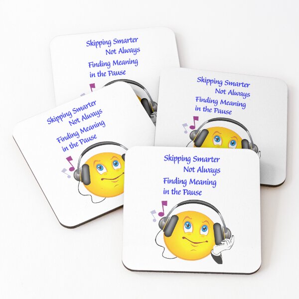 Item preview,  "Skipping Smarter, Not Always: Finding Meaning in the Pause" inspirational saying design designed and sold by TR_fairydesigns.