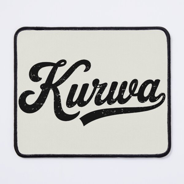 Item preview, Kurwa Polish Swear Distressed designed and sold by Anniko Art Studio.