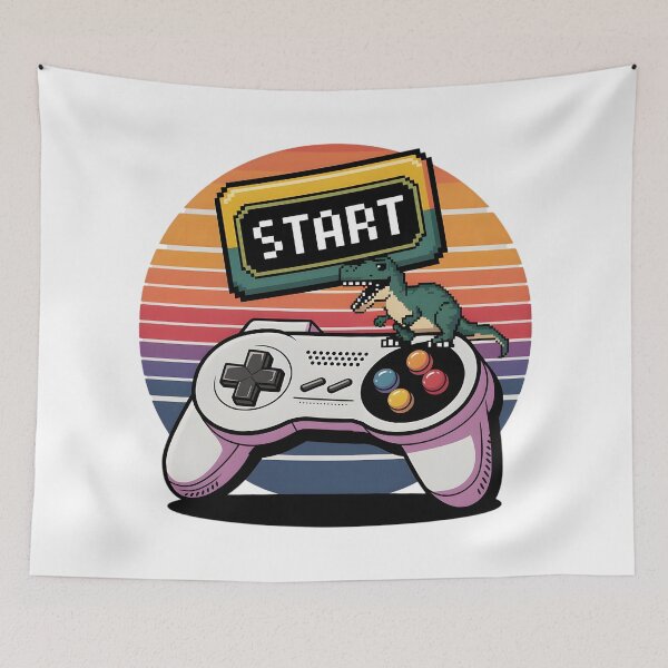 Item preview, Retro gamer, illustration of a traditional video game controller designed and sold by AFernandesDSG.