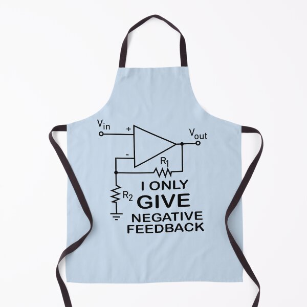 Item preview,  Negative feedback Circuit Diagram Electronics Engineers Students and Electricians Technicians designed and sold by Science Engineering Gifts.