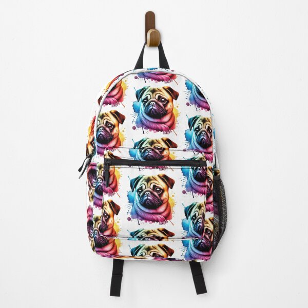 Item preview, Pug Watercolor Portrait designed and sold by MaedK.