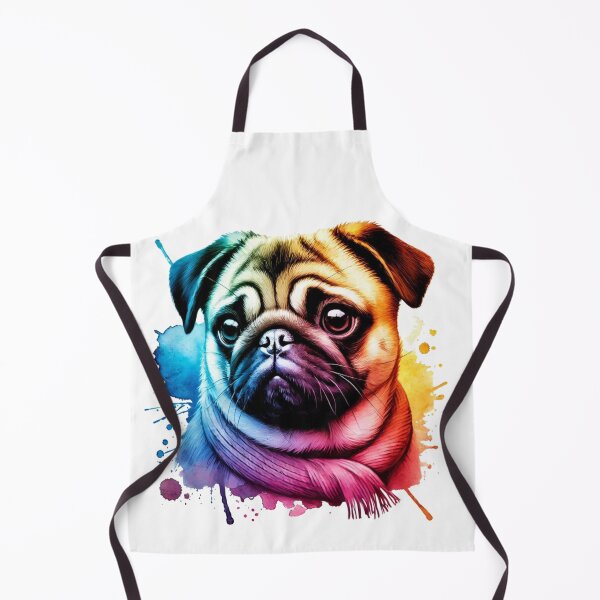 Item preview, Pug Watercolor Portrait designed and sold by MaedK.