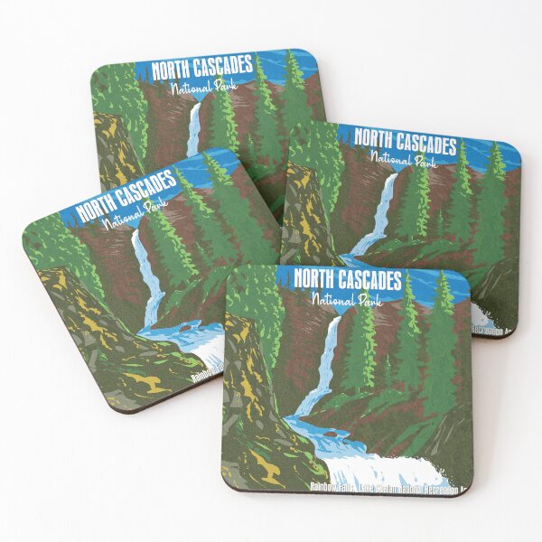 Item preview, Rainbow Falls North Cascades National Park designed and sold by JordanHolmes.