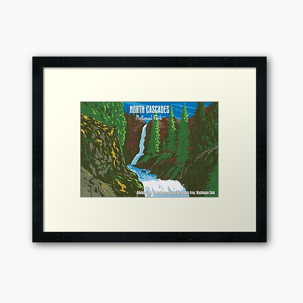 Item preview, Rainbow Falls North Cascades National Park designed and sold by JordanHolmes.