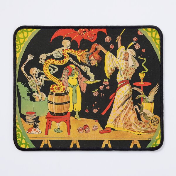 Item preview, Vintage retro Magic illusionist conjurer artwork poster design designed and sold by Vintage Designs +.