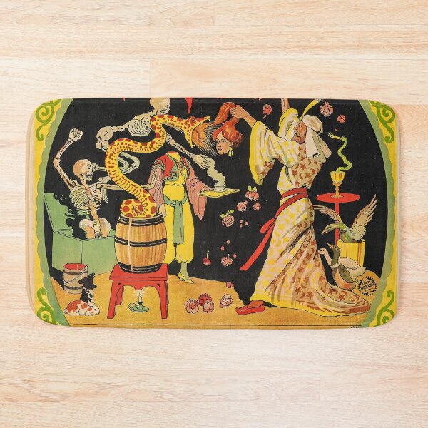 Item preview, Vintage retro Magic illusionist conjurer artwork poster design designed and sold by Vintage Designs +.