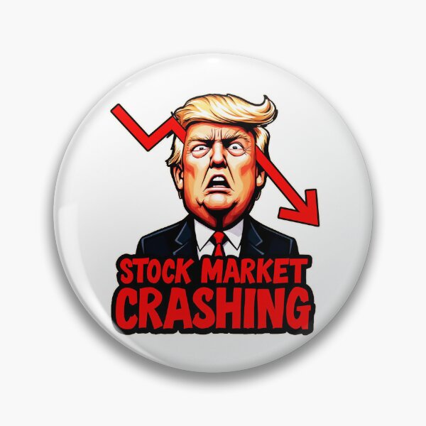 Item preview, Trump with Stock Market Crashing designed and sold by SteadyRolling.