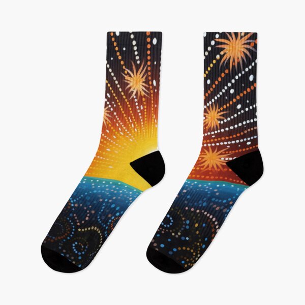 Item preview, Aboriginal Inspired Dot Art - The Great Dawn designed and sold by GrinGalore.