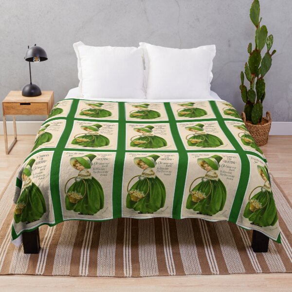 Item preview, St. Patrick's Day Greeting Vintage Irish Art Print designed and sold by theflandonian.