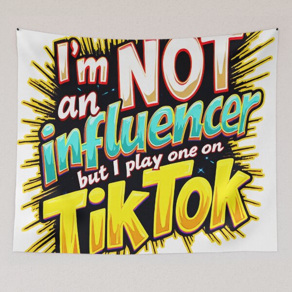 Item preview, I'm not an influencer designed and sold by CircaSassy.