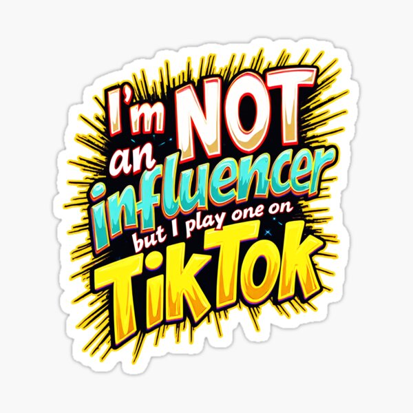 Item preview, I'm not an influencer designed and sold by CircaSassy.