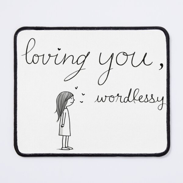 Item preview, Loving You, Wordlessly – A Poetic Minimalist Design designed and sold by Irene Catchmind.