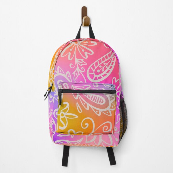 Item preview, Vibrant Boho Floral Gradient designed and sold by Fantacaroo Designs.