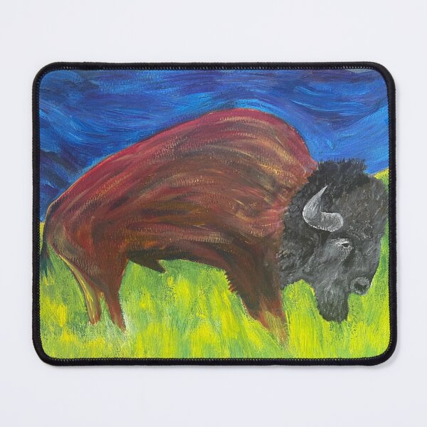 Item preview, Impressionist Bison Acrylic designed and sold by ERICHMAN.