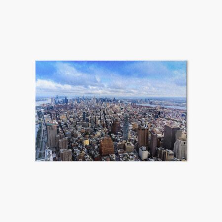 Artikel-Vorschau von Skyline von New York vom One World Observatory, designt und verkauft von Aure50.
