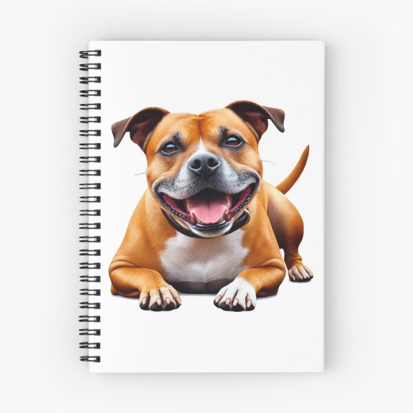 Item preview, Red Staffy Portrait designed and sold by MaedK.