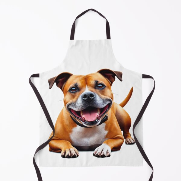Item preview, Red Staffy Portrait designed and sold by MaedK.