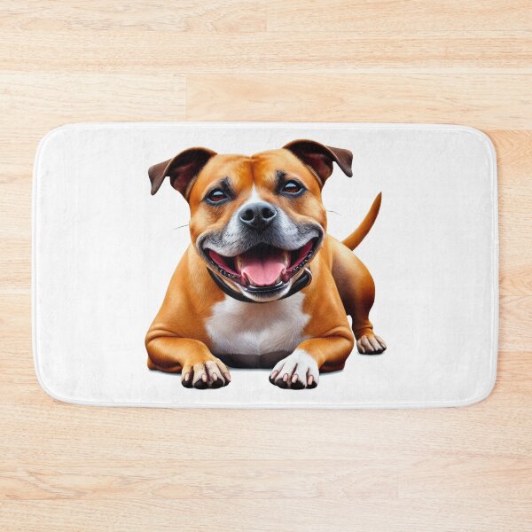 Item preview, Red Staffy Portrait designed and sold by MaedK.
