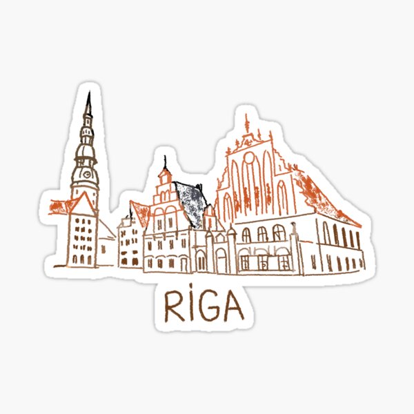Item preview, Riga Latvia Souvenir Gift for Tourists designed and sold by MichaeIRellov.