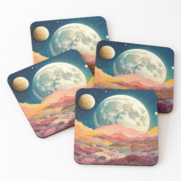 Item preview, Moon | Psychedelic Landscapes | Sublime Nature designed and sold by monkeybusiness.pt.