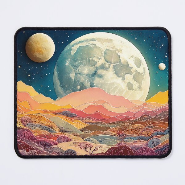 Item preview, Moon | Psychedelic Landscapes | Sublime Nature designed and sold by monkeybusiness.pt.