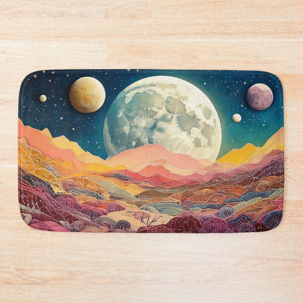 Item preview, Moon | Psychedelic Landscapes | Sublime Nature designed and sold by monkeybusiness.pt.